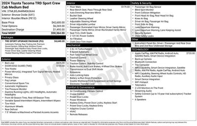 2024 Toyota Tacoma TRD Sport