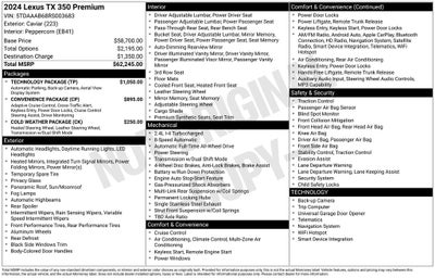 2024 Lexus TX 350 Premium