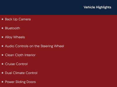 2017 Toyota SIENNA LE 3.5L LE 8 Passenger