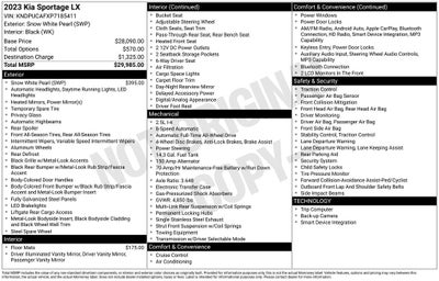 2023 Kia Sportage LX