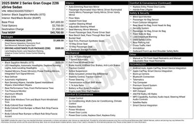 2025 BMW 228i 228 xDrive Gran Coupe