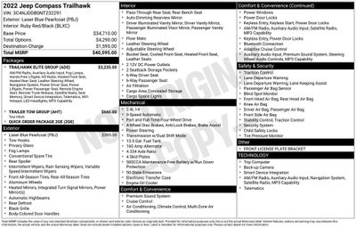 2022 Jeep Compass Trailhawk