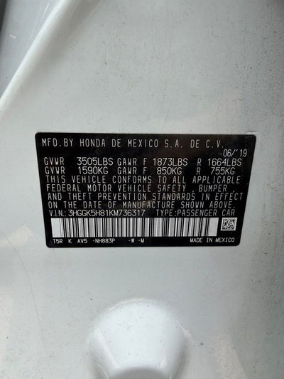 2019 Honda Fit EX