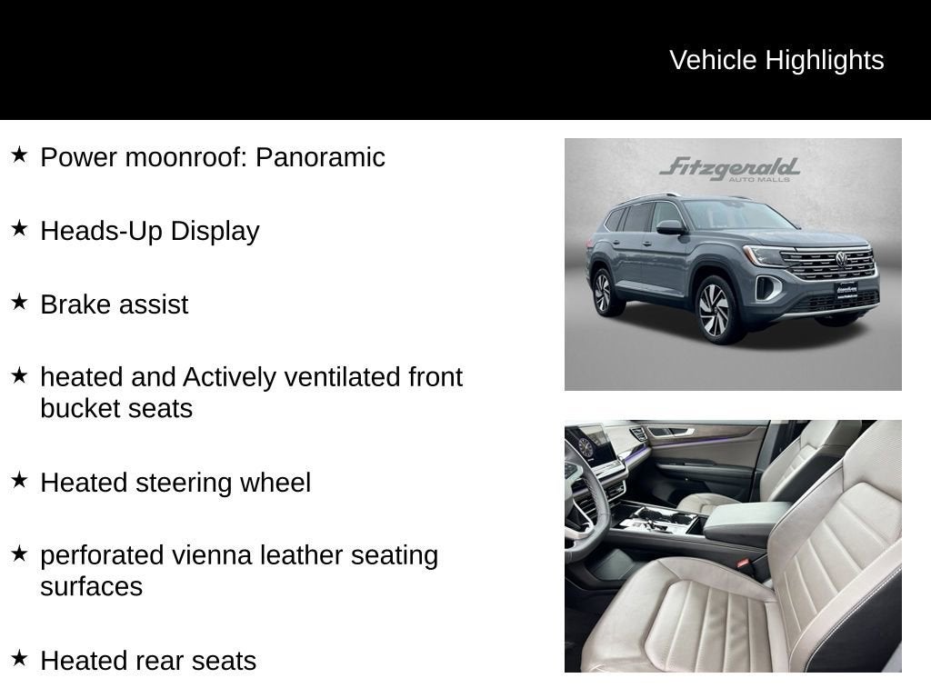 2025 Volkswagen Atlas 2.0T SEL