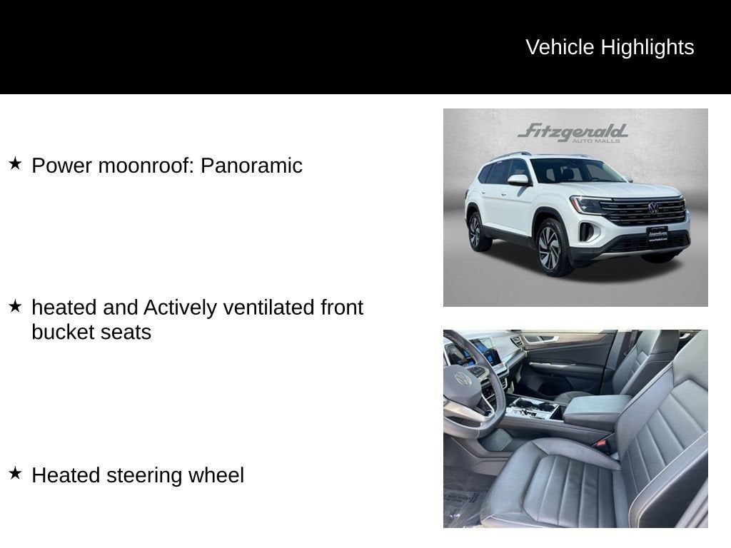 2025 Volkswagen Atlas 2.0T SEL