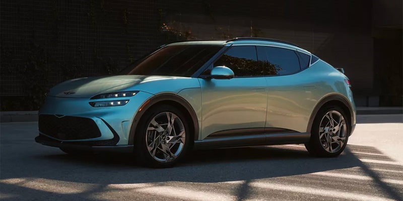 Left side view of the Genesis GV60.