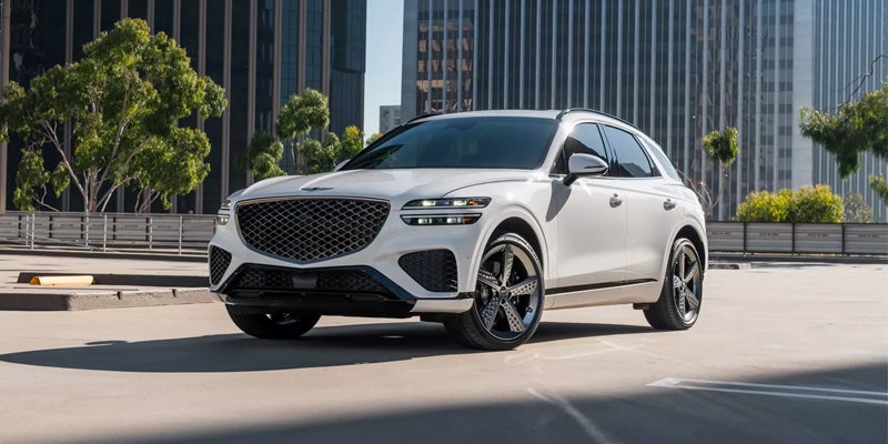 Front view of a Genesis vehicle.