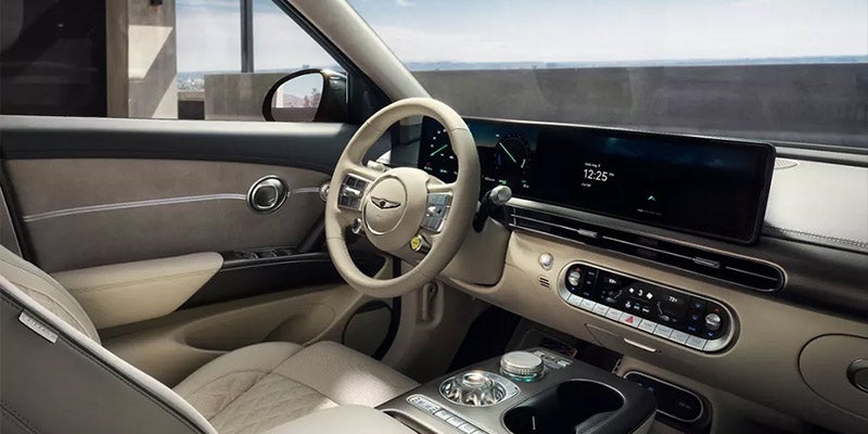 Interior of a Genesis GV60.